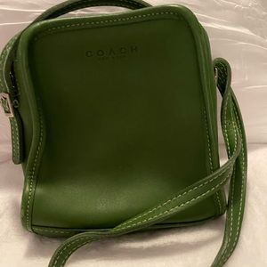 Coach Bags | Vintage Coach Crossbody Purse | Color: Green